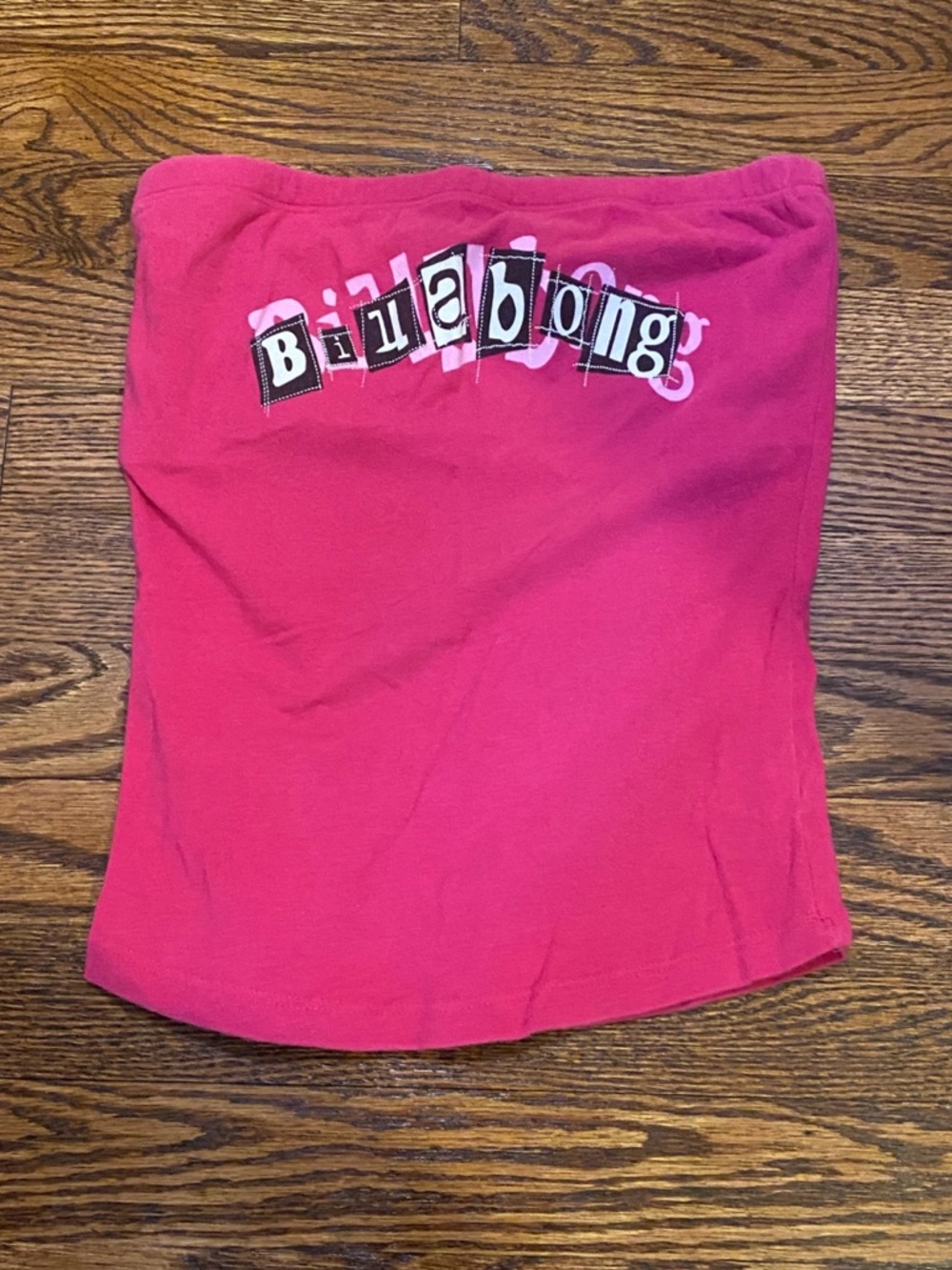 Vintage Y2K Billabong Pink Tube Top Small